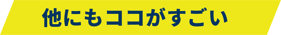 他にはここがすごい！