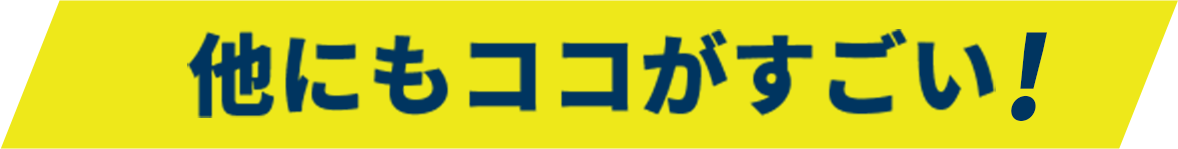 他にはここがすごい！